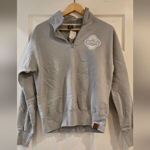 Women's Muskoka Gray Zip-up Sweater